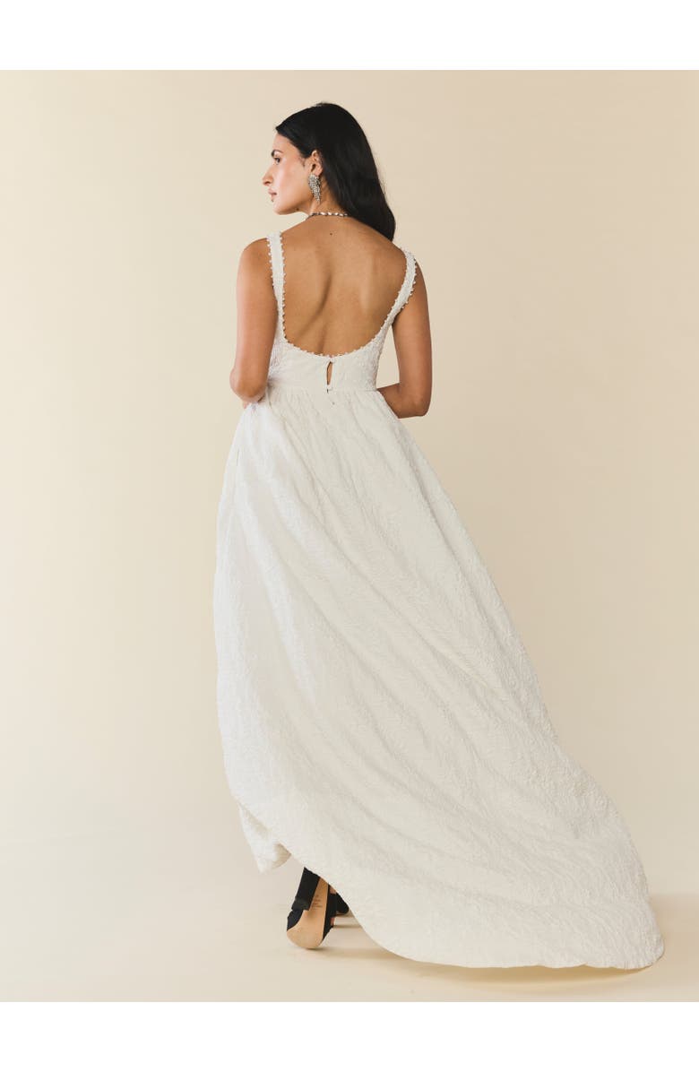 Eddy Brady Maxi Dress, Alternate, color, Chapel White Floral