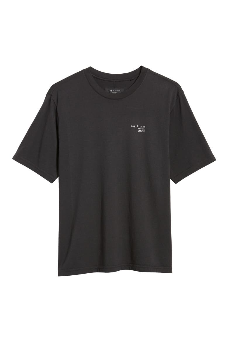 Logo T-Shirt, Alternate, color, BLACK