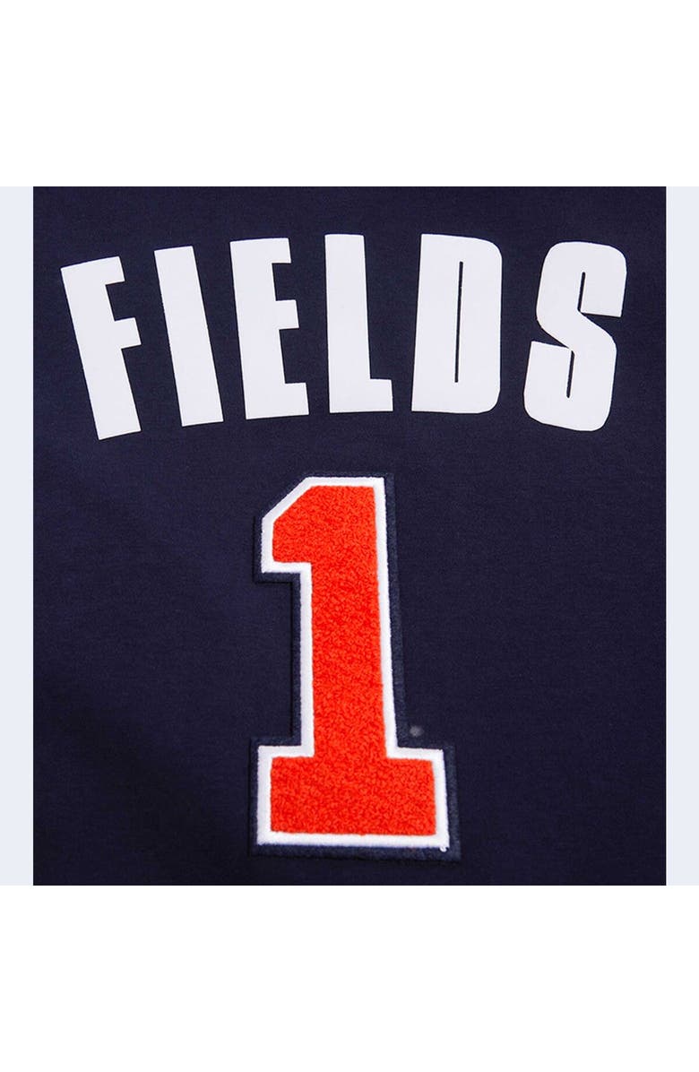 PRO STANDARD Men's Pro Standard Justin Fields Navy Chicago Bears Player Name & Number Hoodie T-Shirt, Alternate, color, 