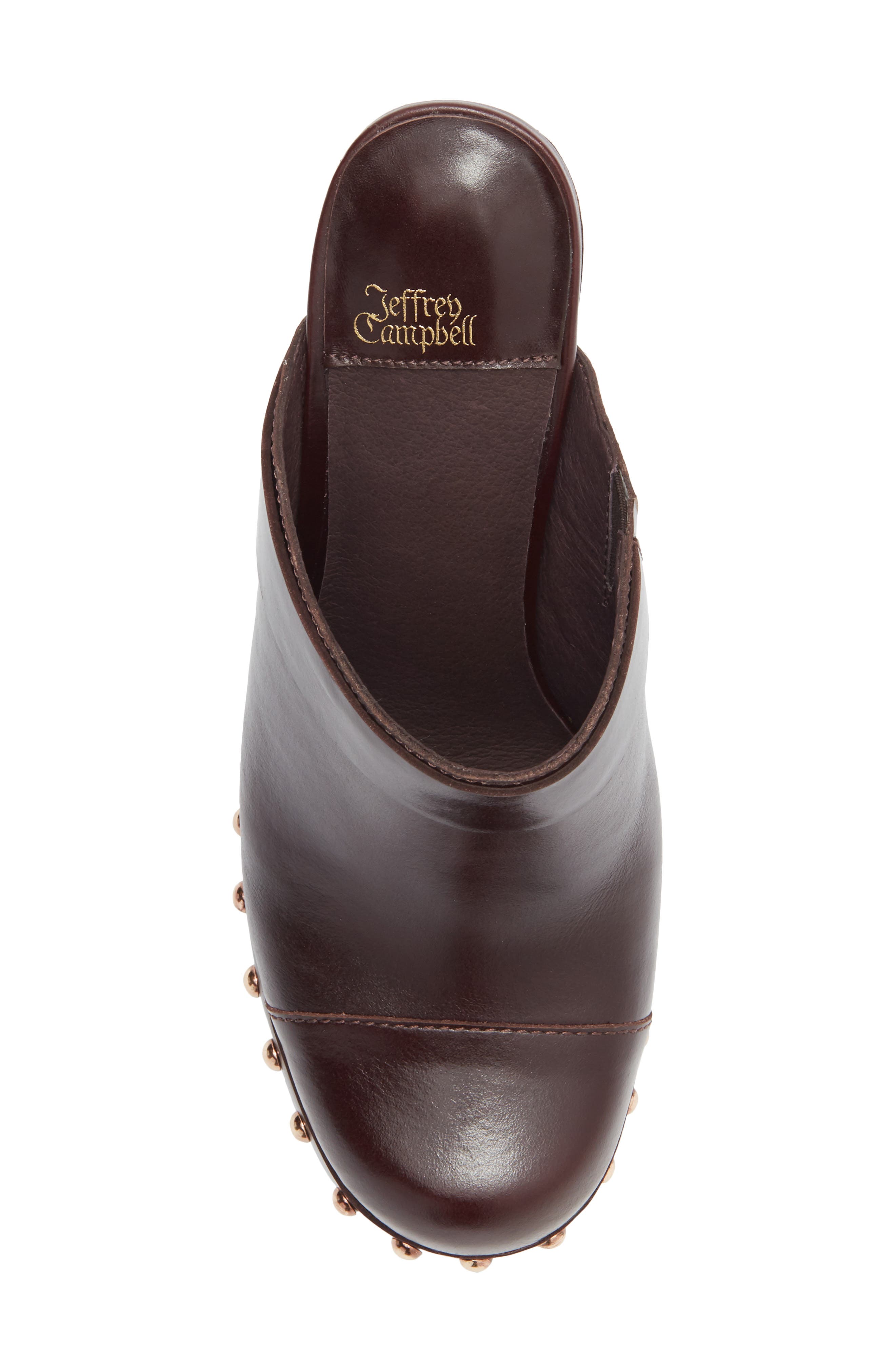 Jeffrey Campbell Confident Platform Mule, Alternate, color, Coffee Gold