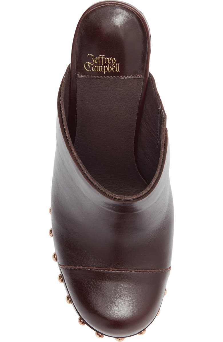 Jeffrey Campbell Confident Platform Mule, Alternate, color, Coffee Gold