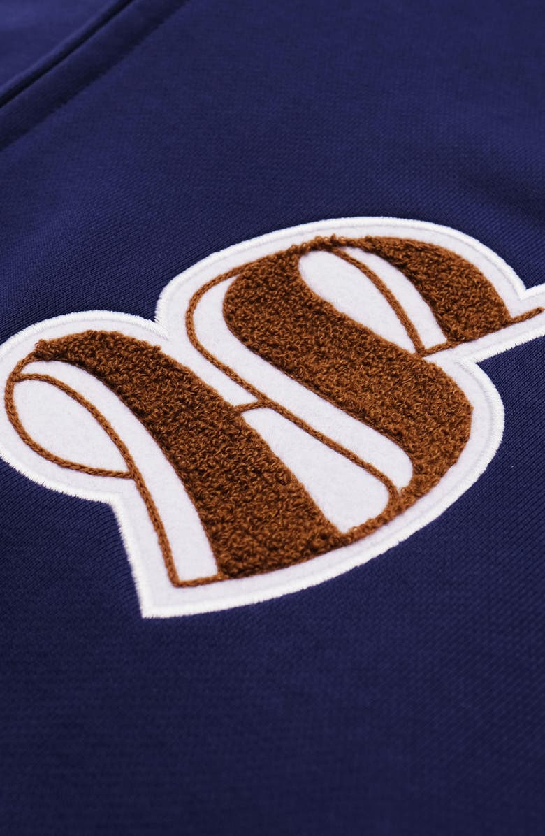 STUDENTS Qualifications Fleece Cotton Zip Hoodie, Alternate, color, Navy