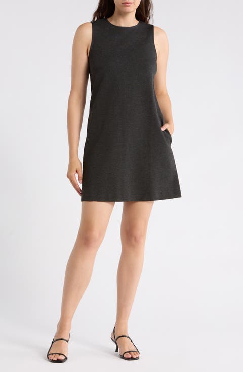 Sleeveless Ponte Shift Dress