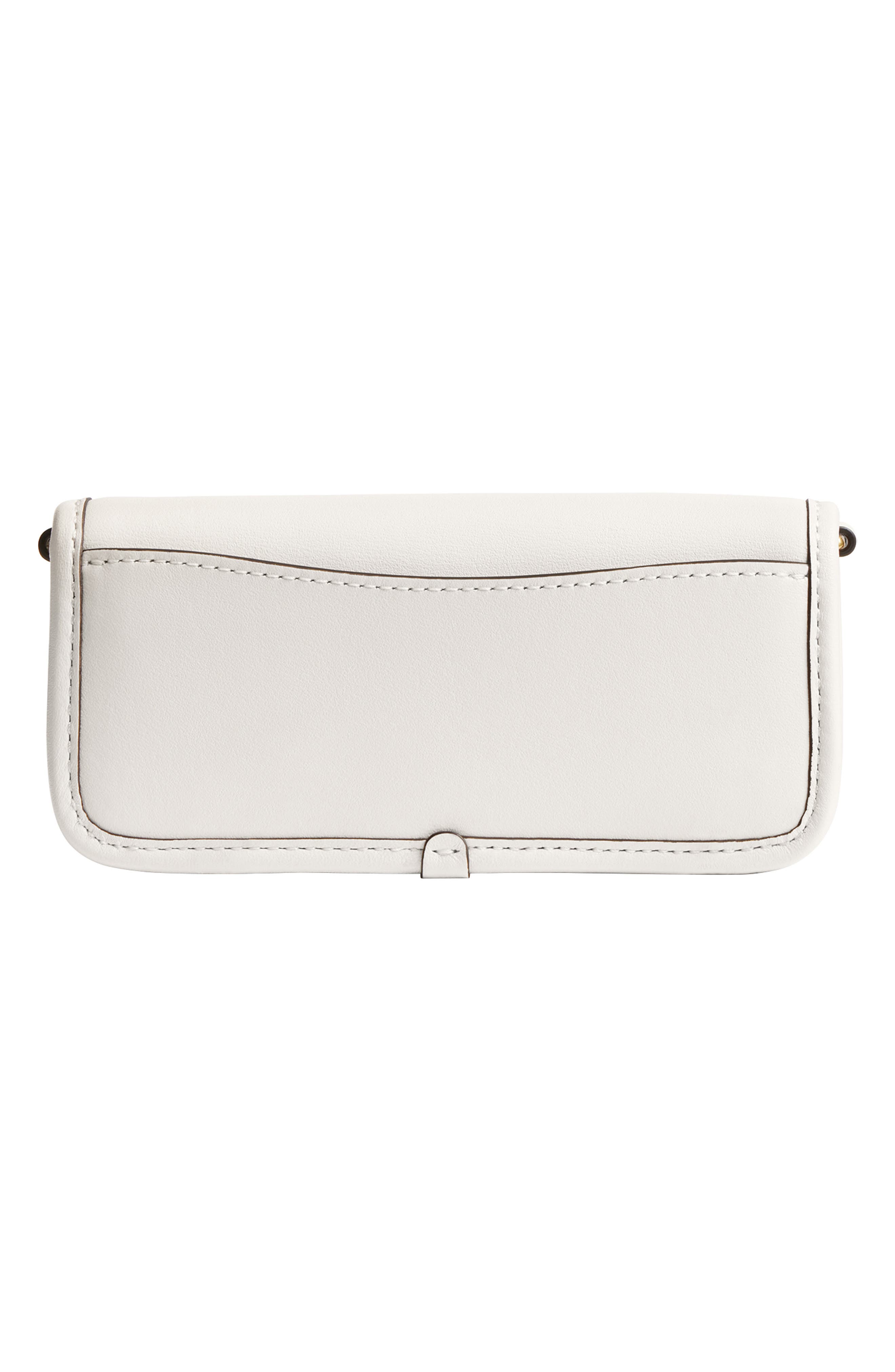Dinky 14 Leather Crossbody Bag, Alternate, color, CHALK