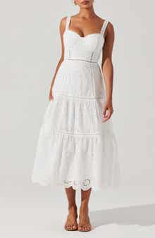 Pellagia Eyelet Maxi Dress