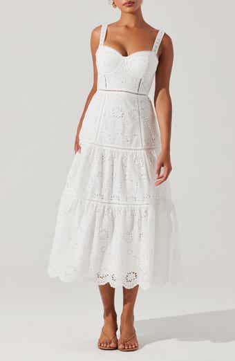 Pellagia Eyelet Maxi Dress