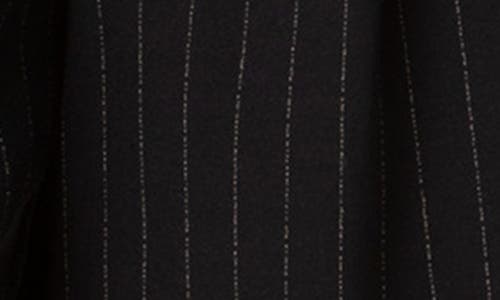 Akris Punto Fiorellina Pinstripe Belted Bermuda Shorts In Black