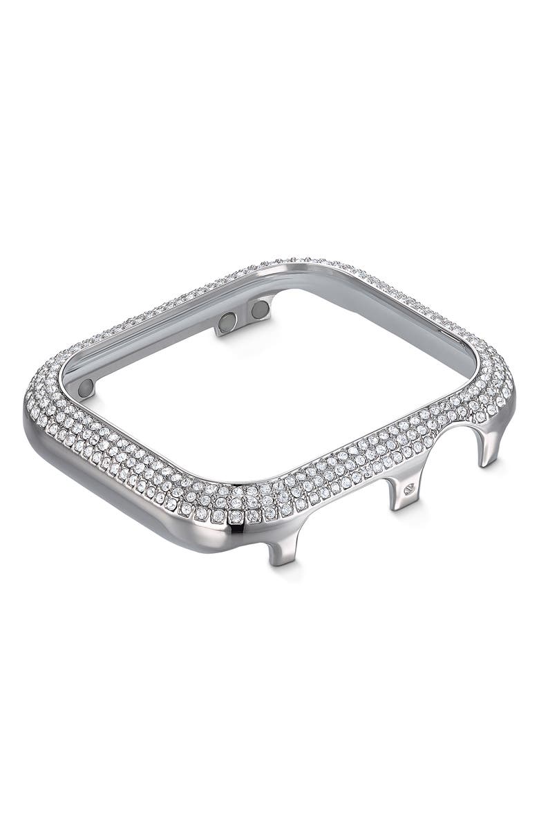 Swarovski Pavé 40mm Apple Watch<sup>®</sup> Case Attachment, Alternate, color, Silver