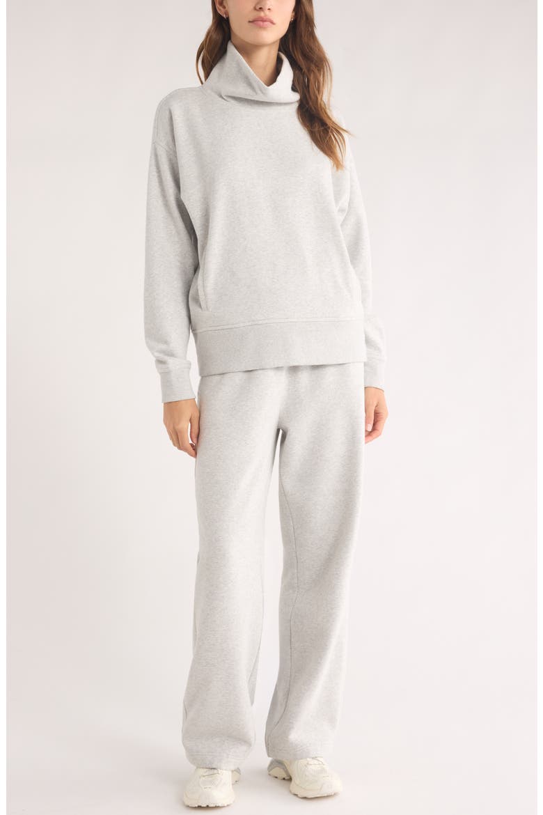 Ultracozy Fleece Straight Leg Sweatpants, Alternate, color, GREY LIGHT HEATHER
