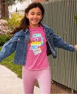 Lands' End Girls Graphic Tee Shirt