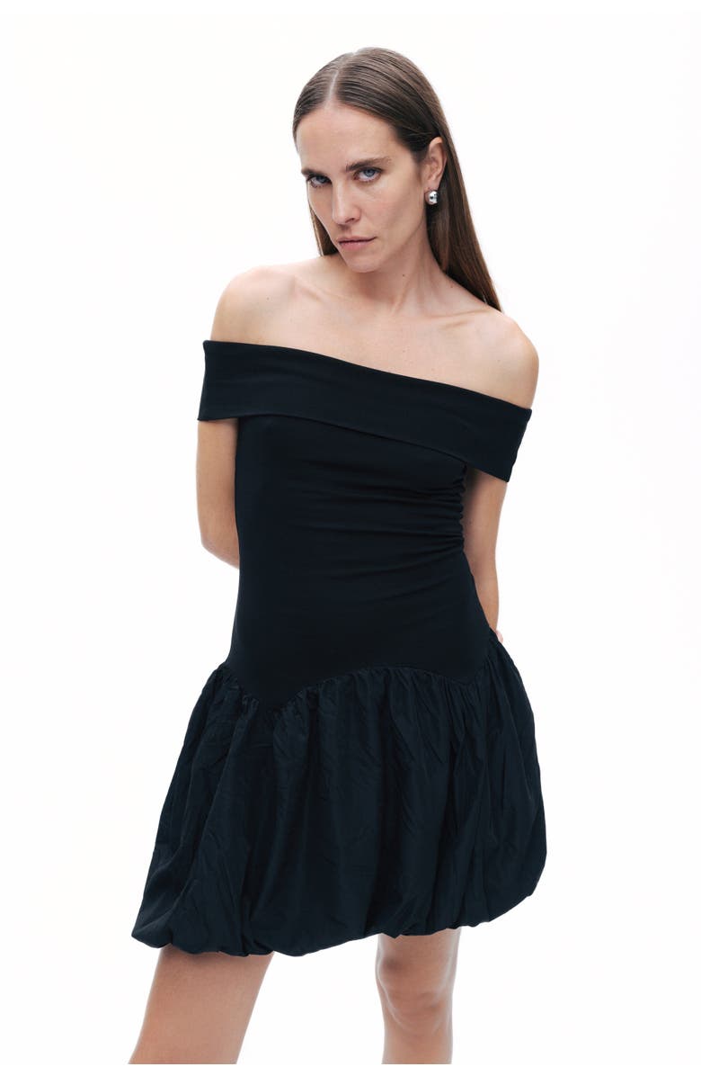Nocturne Off The Shoulder Mini Dress, Alternate, color, 