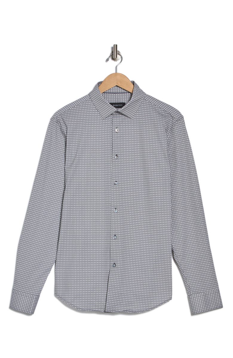 James Stretch Cotton Button-Up Shirt