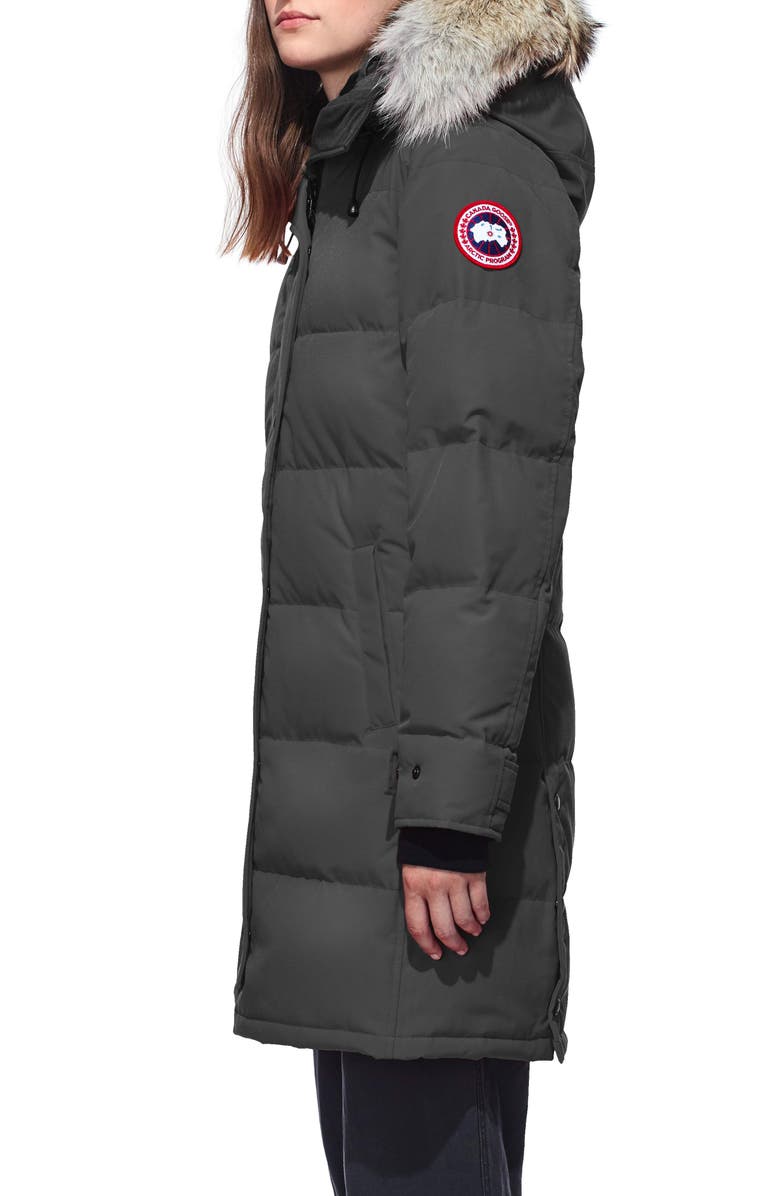 Canada Goose Shelburne Fusion Fit Genuine Coyote Fur Trim Down Parka, Alternate, color, 