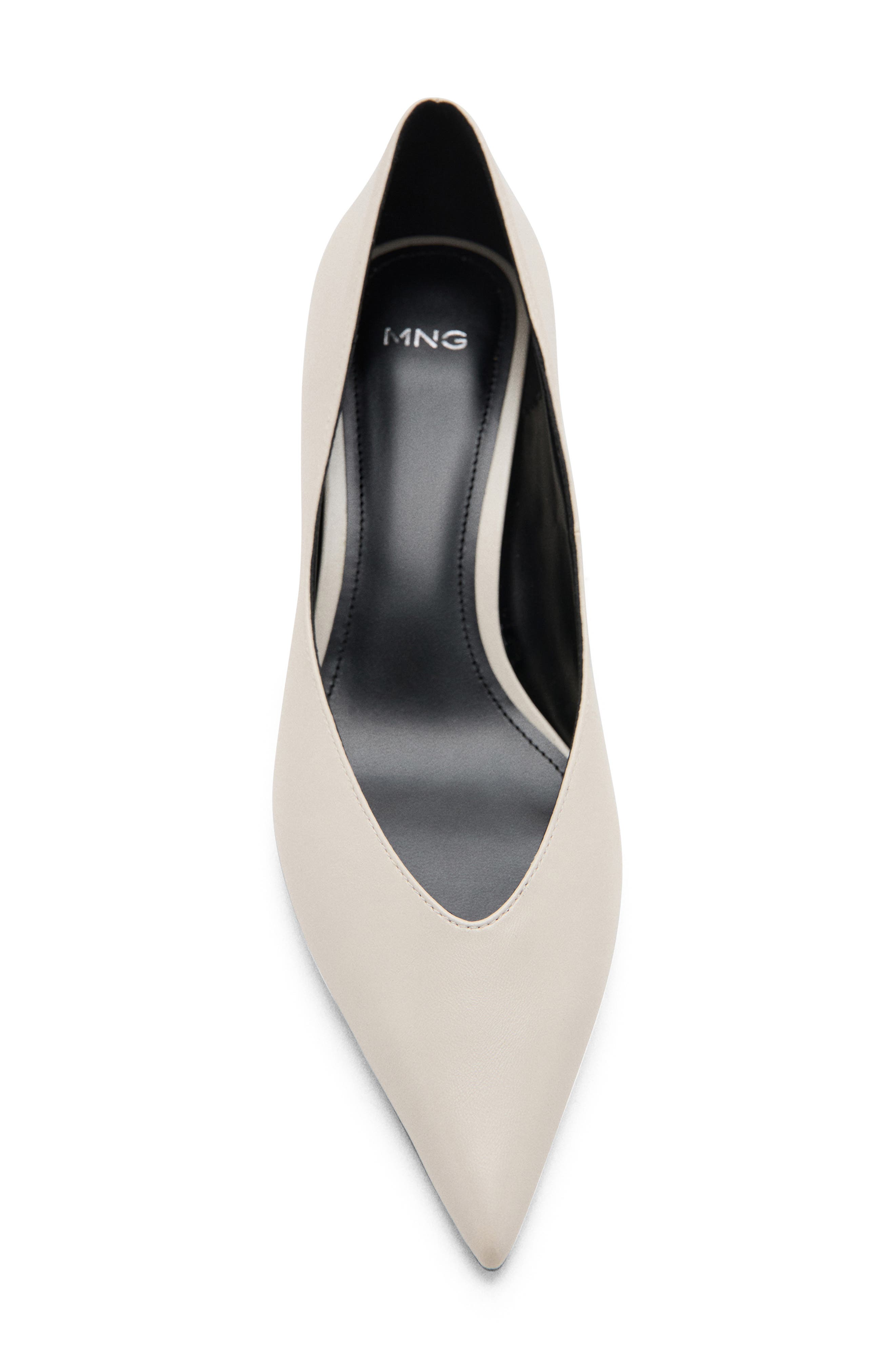 Pointed Toe Kitten Heel Pump, Alternate, color, ECRU
