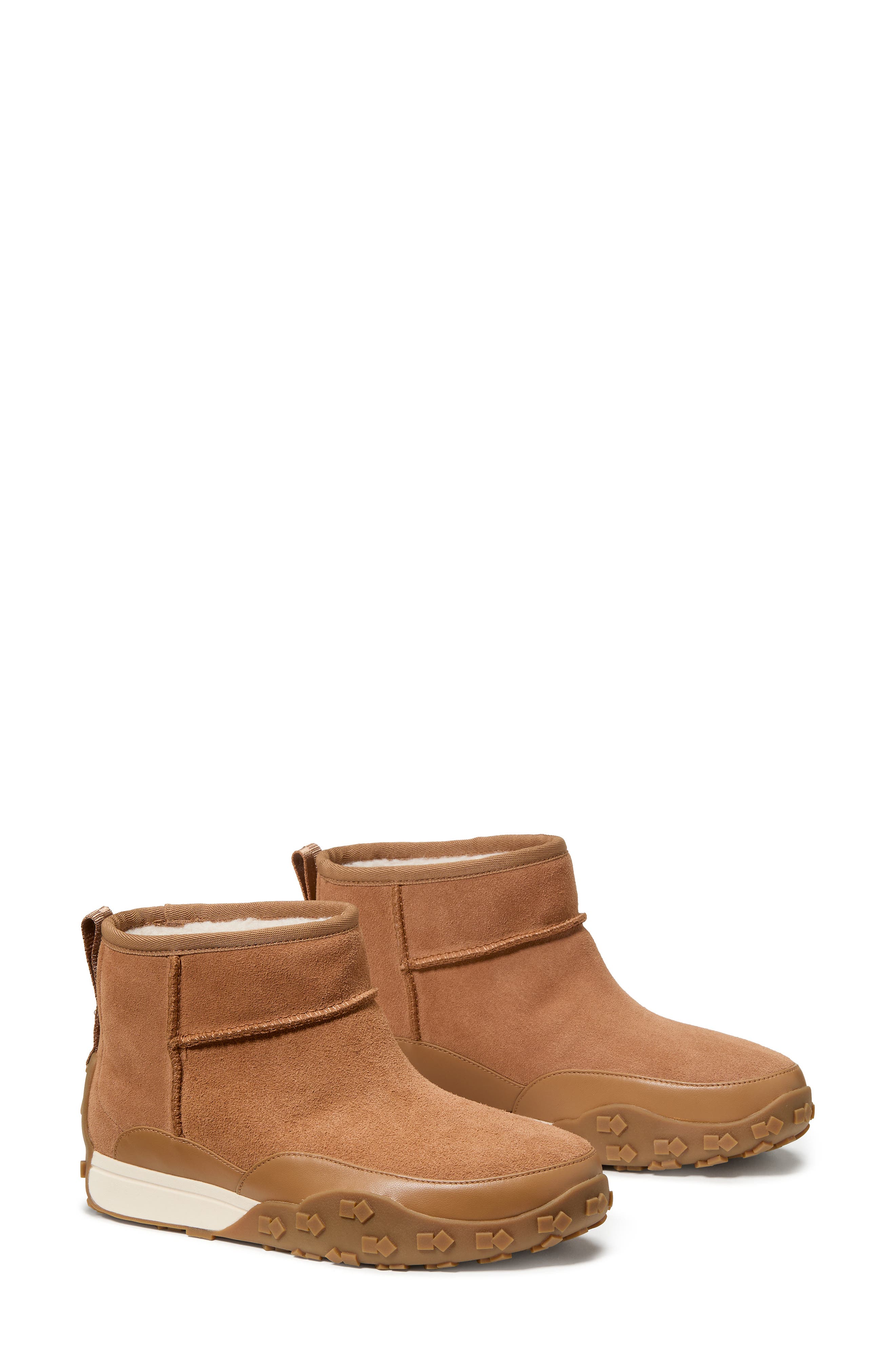 Kate Spade New York k as in kate faux shearling bootie, Main, color, Bungalow