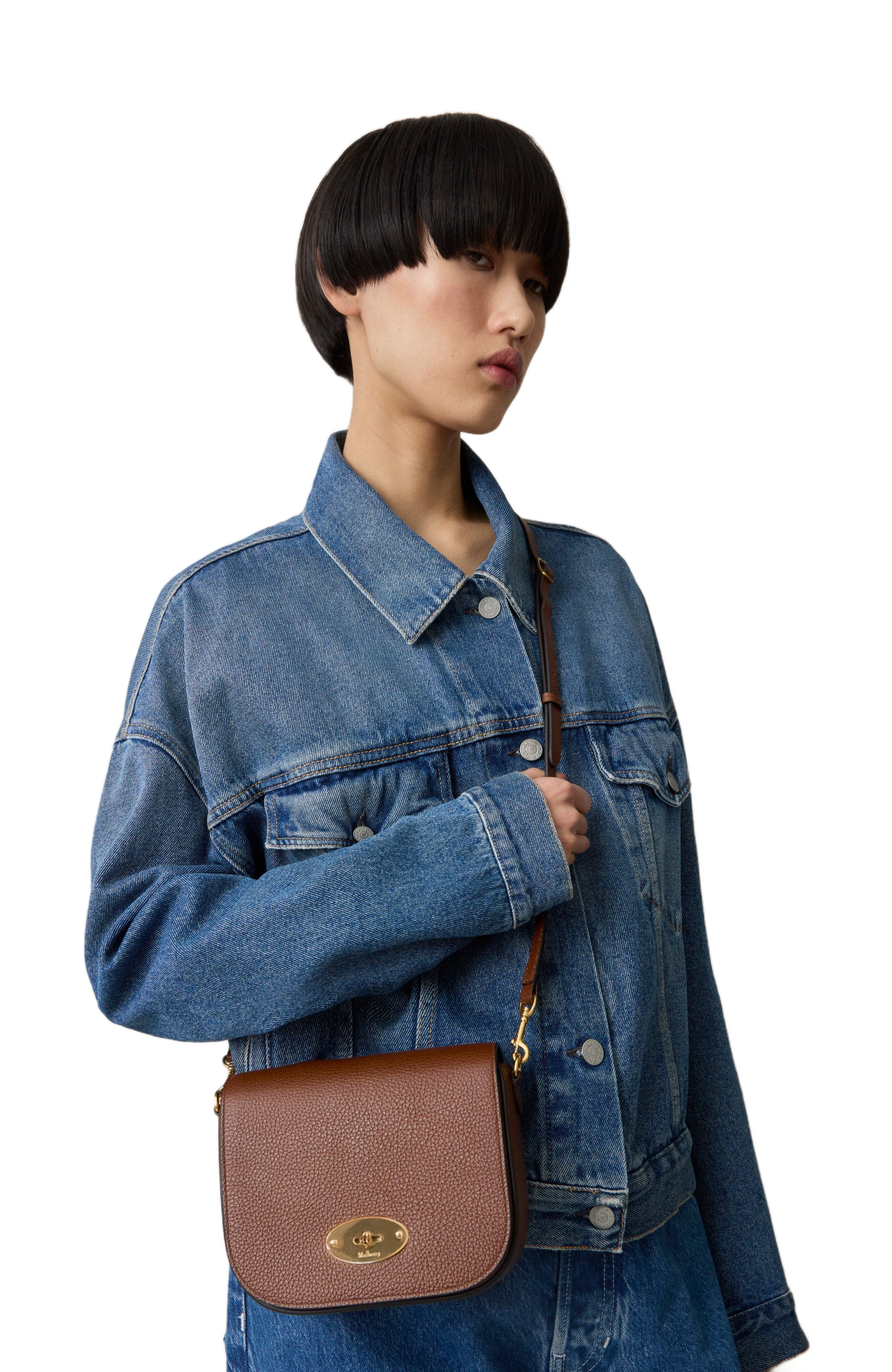 Mulberry Small Darley Leather Crossbody Bag, Alternate, color, 