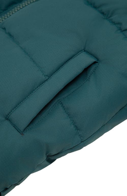 Rokka&rolla Fleece Lined Cloud Hooded Jacket In Blue