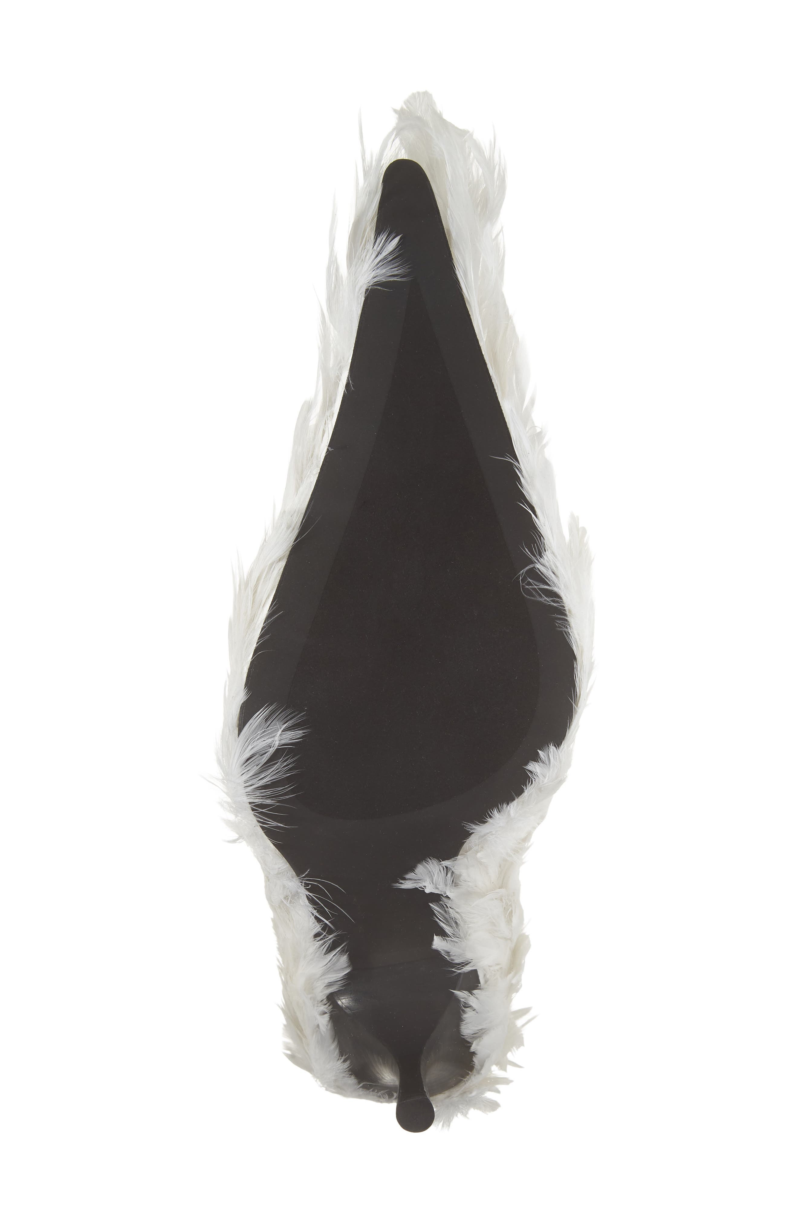 Plumage Pointed Toe Pump, Alternate, color, WHITE
