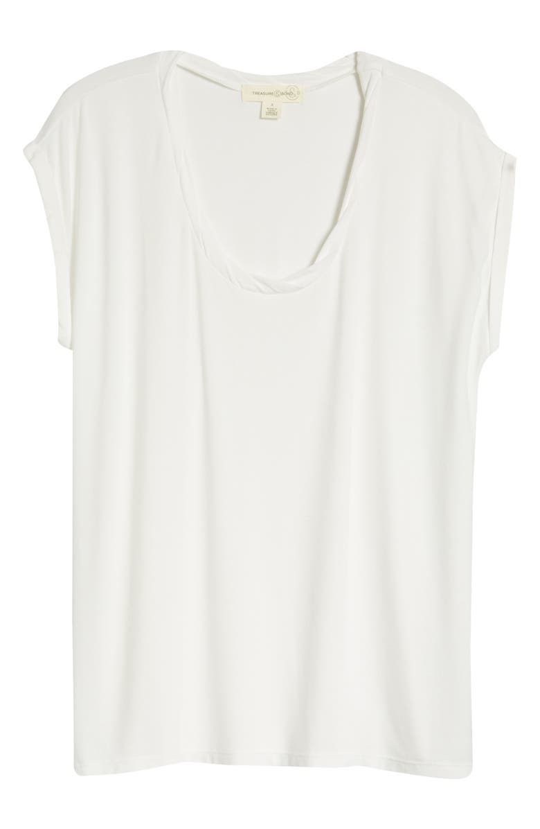 Treasure & Bond Twist Detail T-Shirt, Alternate, color, White
