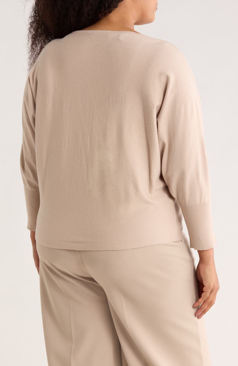 PHILOSOPHY REPUBLIC CLOTHING Boat Neck Dolman Sleeve Sweater, Alternate, color, Sandstone