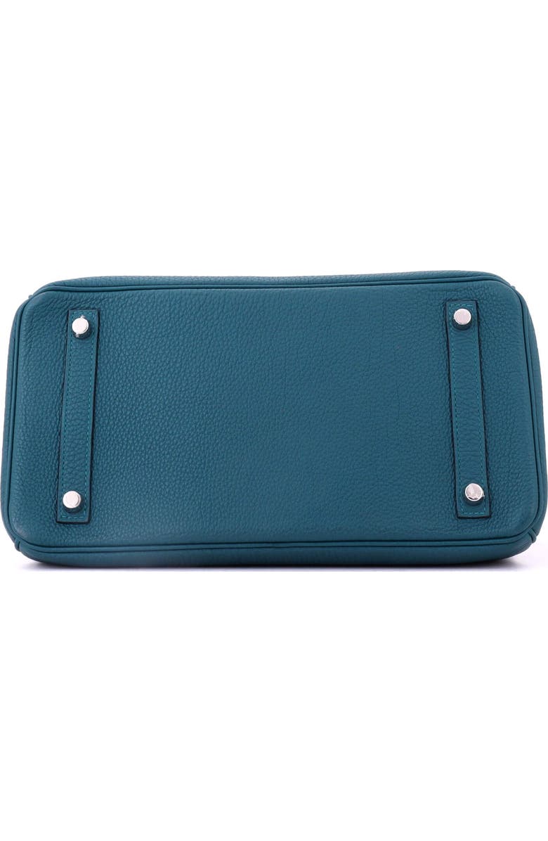 Pre-Owned Hermes Birkin Handbag Green Swift with Palladium Hardware 25, Alternate, color, Menthe