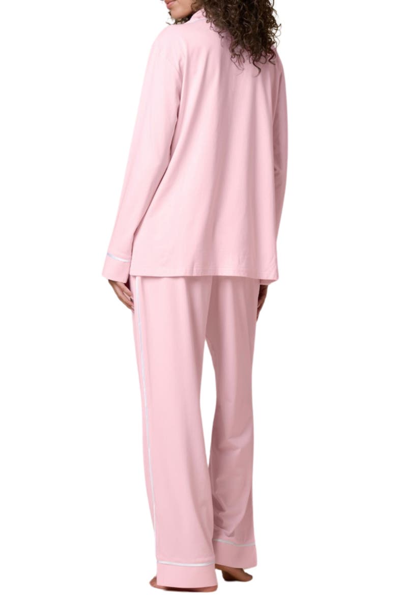 KIP Bridesmaid Stretch Cotton Long Pajama Set, Alternate, color, 