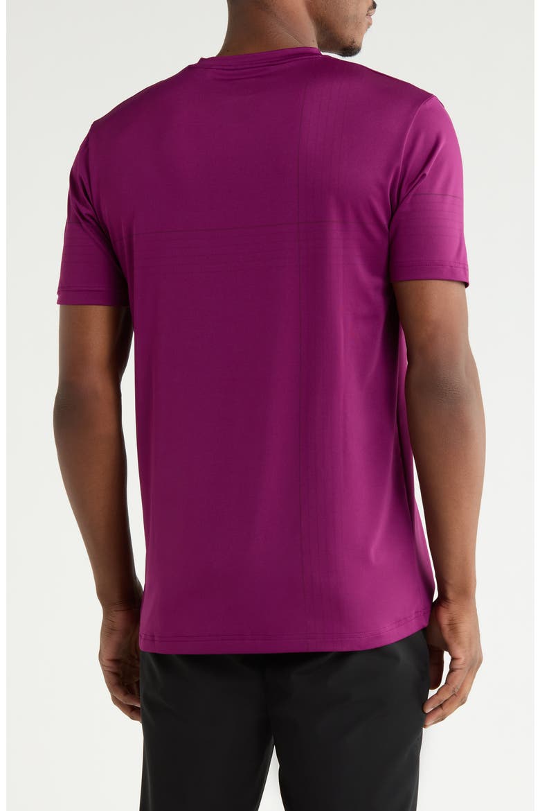 Logo Crewneck T-Shirt, Alternate, color, BRIGHT PINK