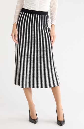 Soho Pleated Knit Skirt