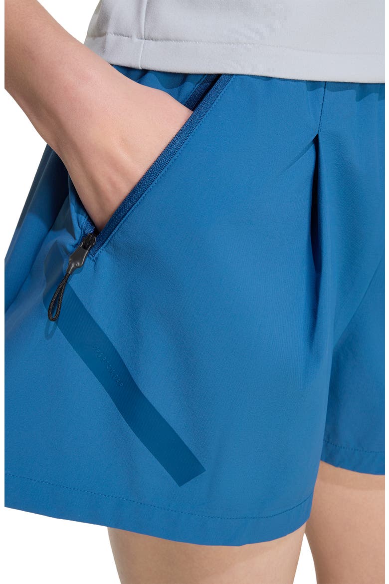 Z.N.E. Woven Stretch Nylon Shorts, Alternate, color, DUSKY PETROL/