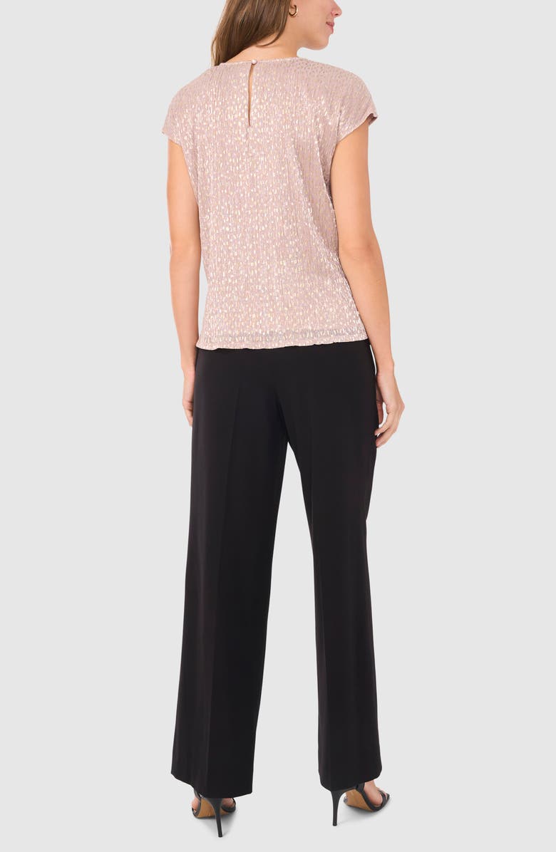 Halogen<sup>®</sup> Metallic Print Cap Sleeve Shell, Alternate, color, 