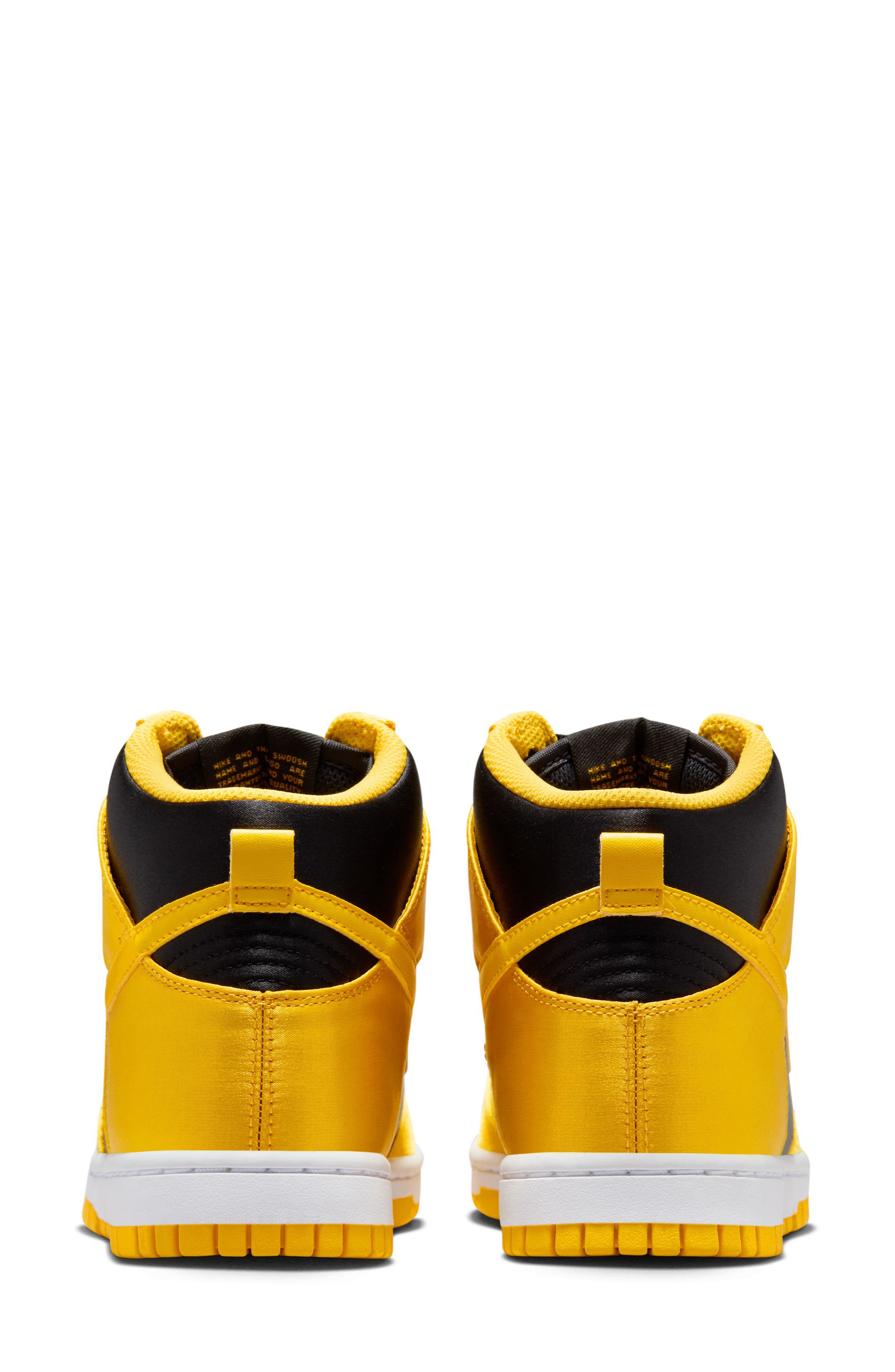 Dunk Hi Basketball Sneaker, Alternate, color, BLACK/ VARSITY MAIZE/ WHITE