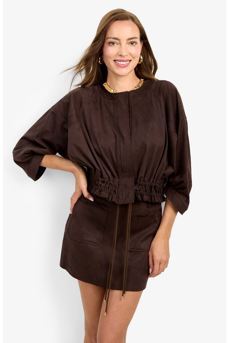 Prita Cioccolato Jacket, Alternate, color, Cioccolato