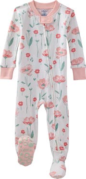 BUTTERBLU Cruz One-Piece Organic Cotton Footie Pajamas
