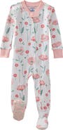 BUTTERBLU Cruz One-Piece Organic Cotton Footie Pajamas