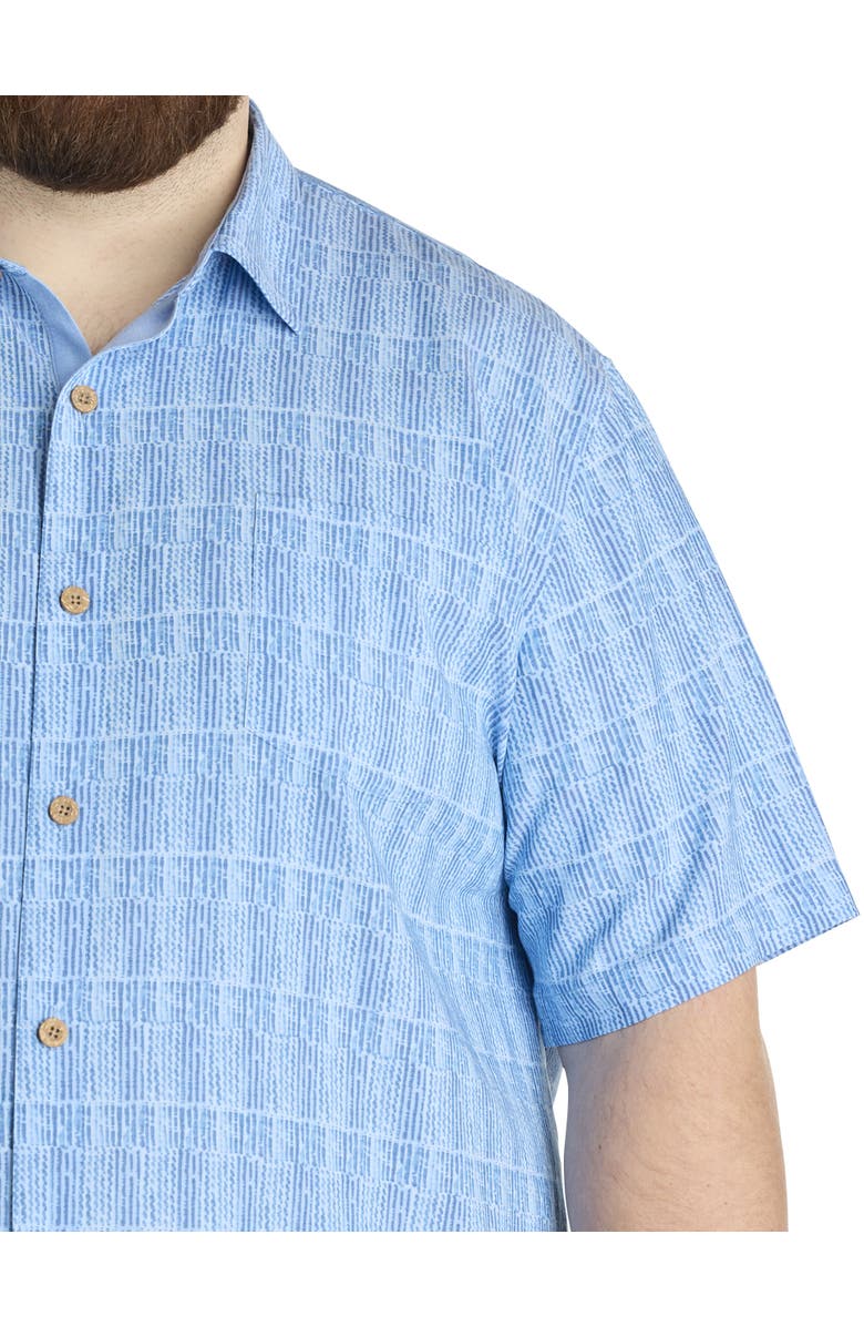 Tommy Bahama Big & Tall Coastal Cool Sport Shirt, Alternate, color, Chambray Blue