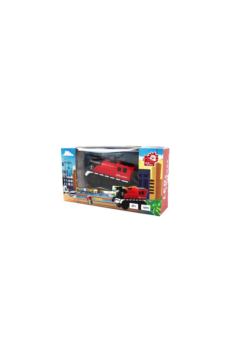 Leo & Friends Battery Powered Railway Engine, 3-Years and Older, Alternate, color, Red