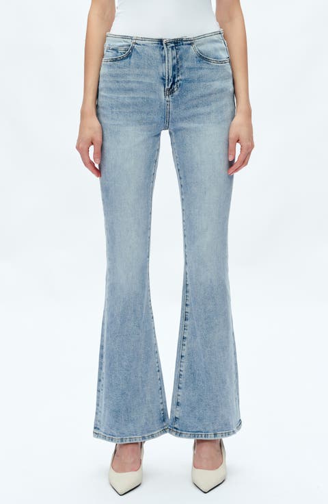 Bandless Flare Jeans