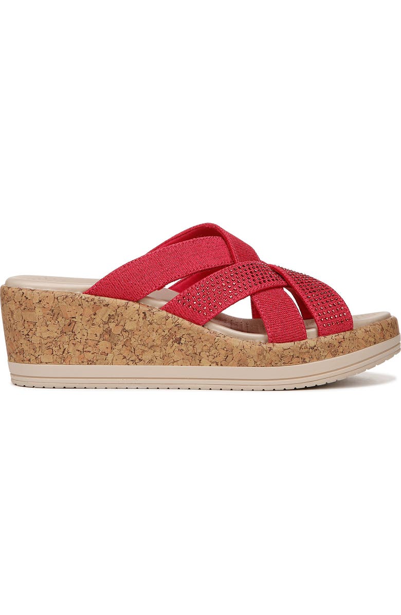 LifeStride Reign Crystal Embellished Slide Sandal, Alternate, color, Magenta