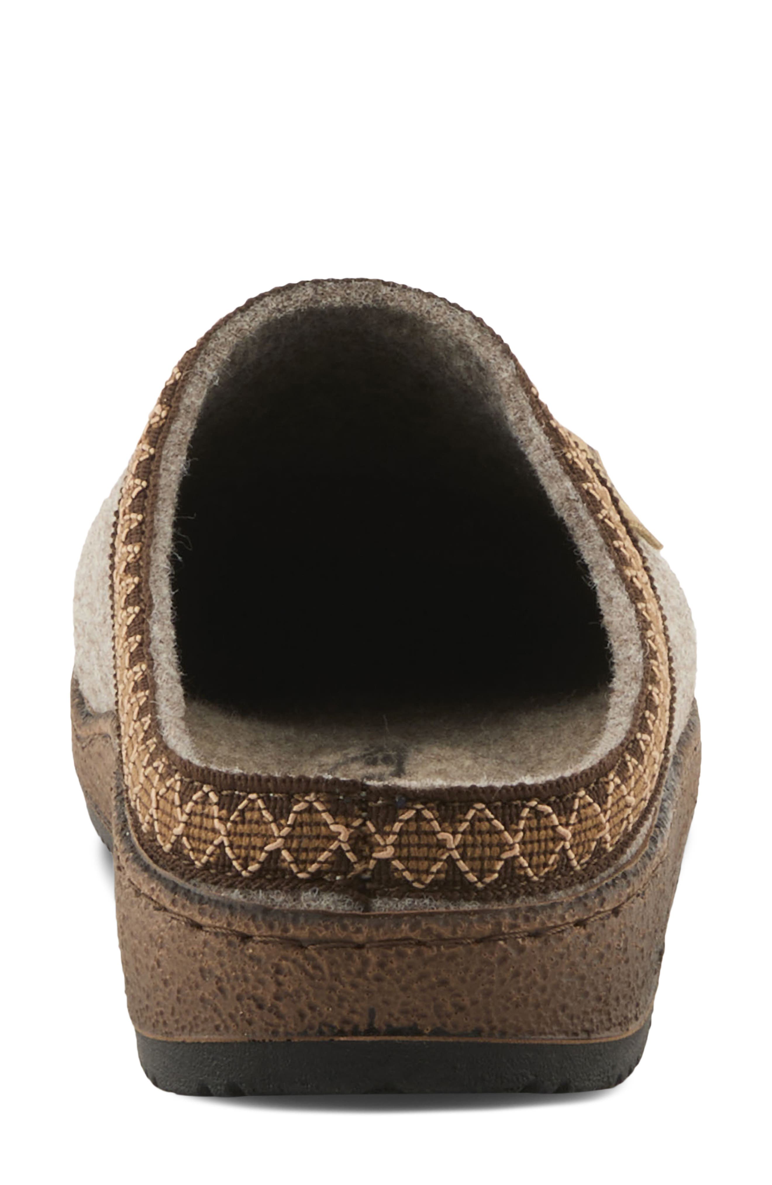 Flexus by Spring Step Snuggee Wool Clog, Alternate, color, Light Brown