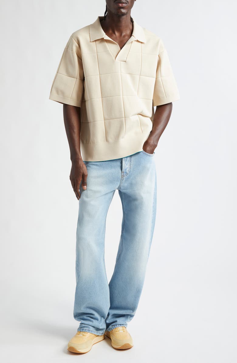 Jacquemus Le De Nimes Droit Straight Leg Jeans, Alternate, color, 