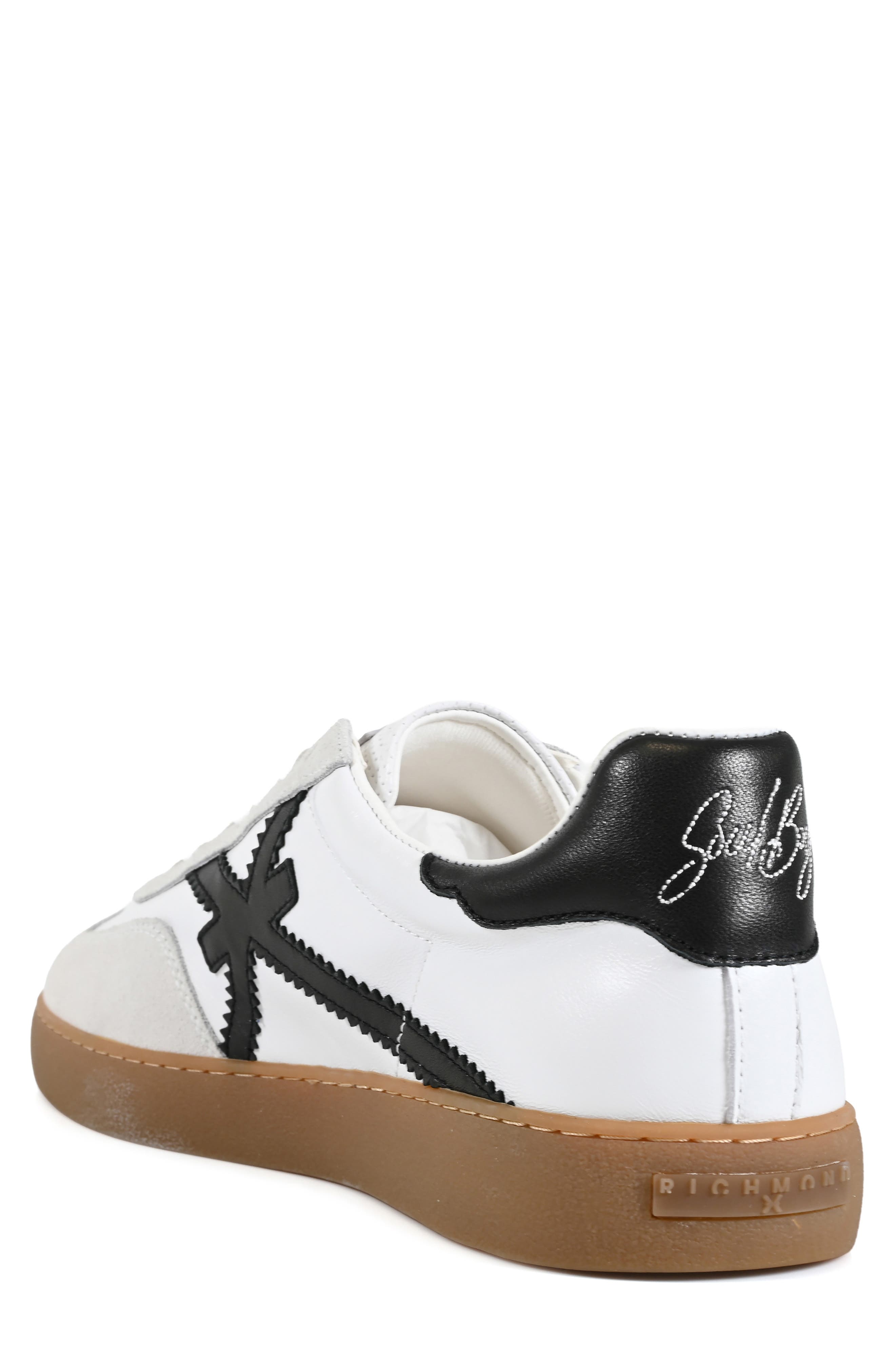 Low Top Sneakers, Alternate, color, WHITE/ BLACK