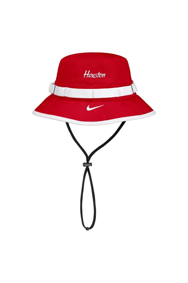 Men's Nike Red Houston Cougars 2026 On-Field Apex Boonie Bucket Hat, Main, color, Red