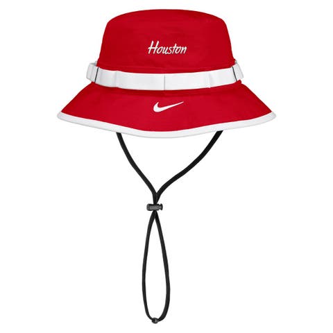 Men's Nike Red Houston Cougars 2026 On-Field Apex Boonie Bucket Hat