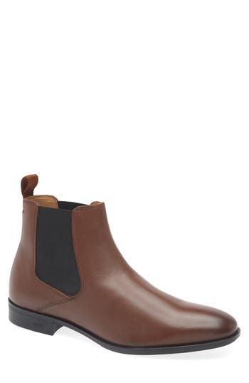 Hugo Boss Boss Colby Chelsea Boot In Brown