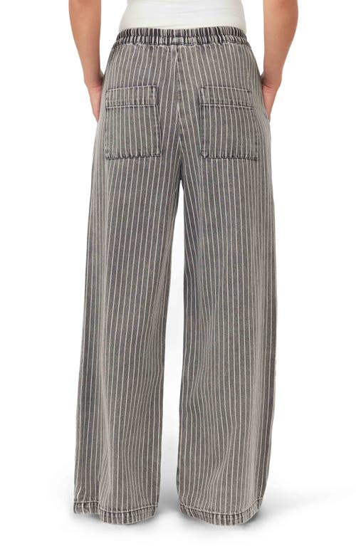 Kensie Drawstring Cotton Trouser In Multi