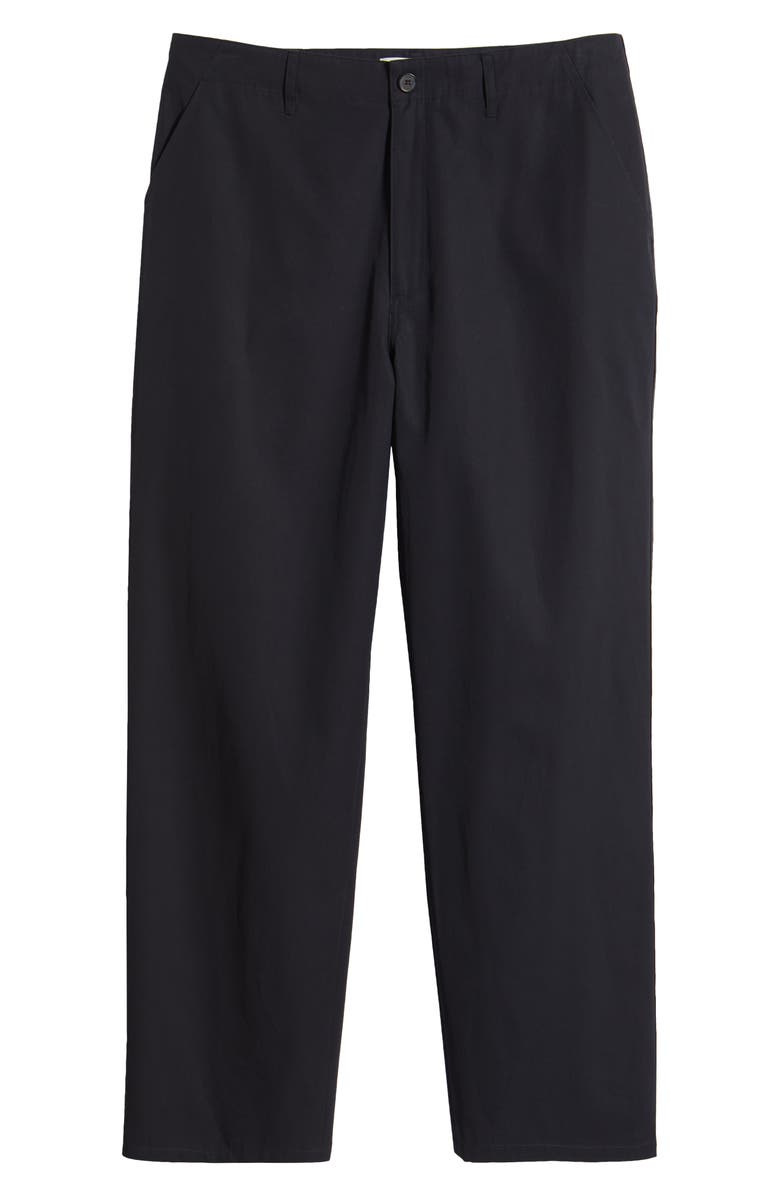 FRAME Relaxed Fit Cotton Pants, Alternate, color, Dark Navy