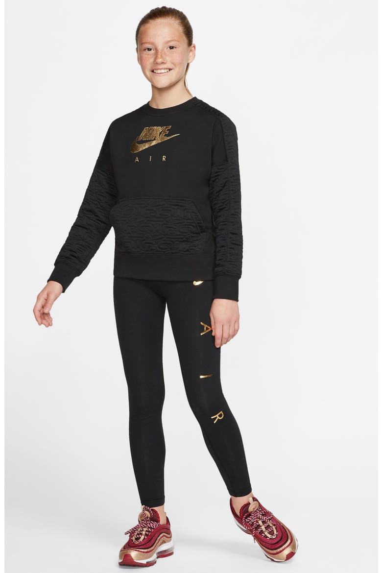 Air Top, Alternate, color, BLACK/ METALLIC GOLD