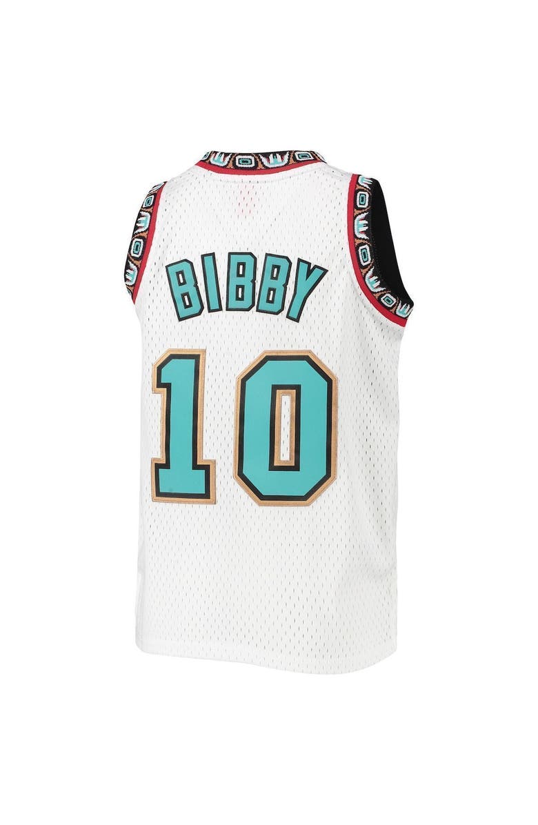 Mitchell & Ness Youth Mitchell & Ness Mike Bibby White Vancouver Grizzlies 1998-99 Hardwood Classics Swingman Jersey, Alternate, color, 