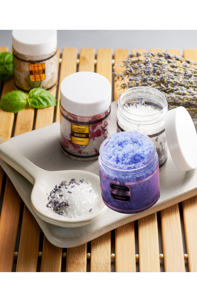 Lovery Epsom Bath Salts and Body Scrubs Gift Set, Alternate, color, NO COLOR