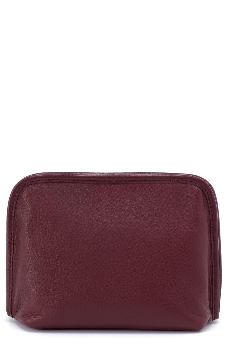 HOBO Beauty Cosmetics Pouch, Main, color, Mulberry Glaze